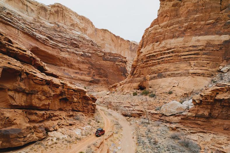 Entering the early part of the canyon