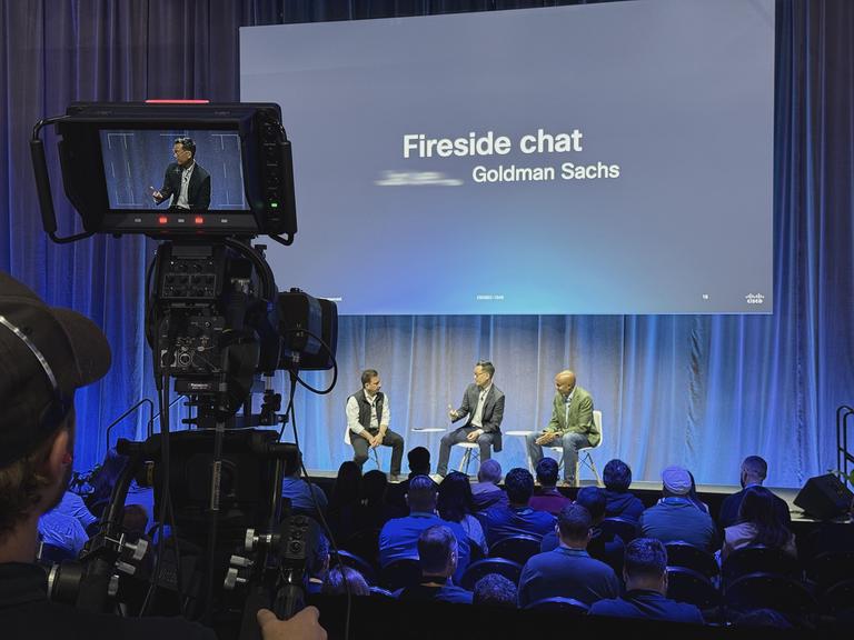 It was great to see a work colleague be part of a fireside panel during the conference.