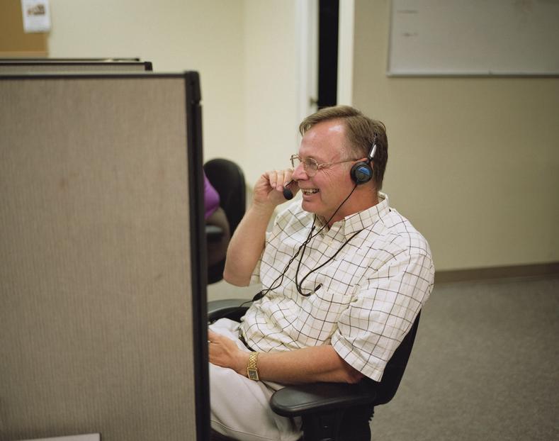 Members of the David County Tea Party pooled funds together to rent a call center after normal business hours. A rough script was used to call voters within the district in order to spread education about Tea Party supported candidates.