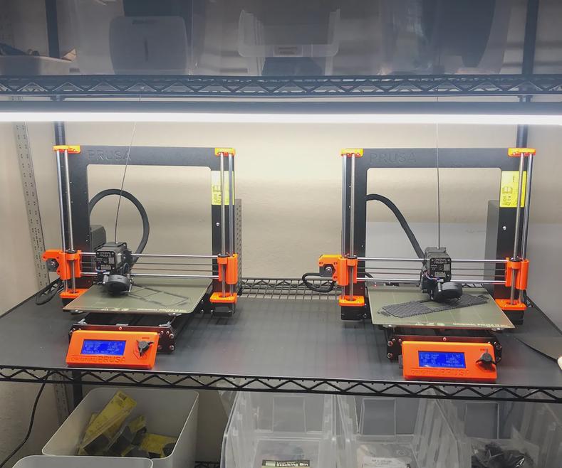 3D printers in the LabOps Laboratory