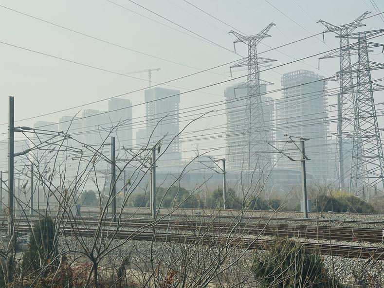 Wuhan from the train station.